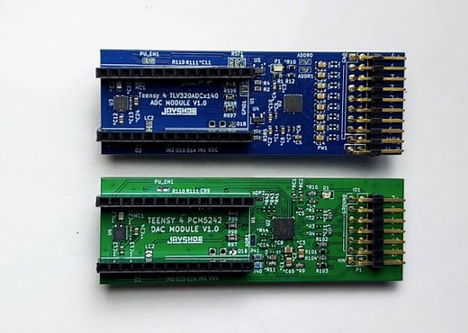 JayShoe's Pro Audio Series Teensy 4 ADC and DAC Audio Shield