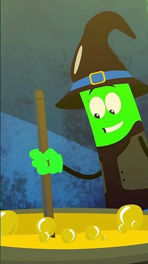 Five Wicked Witches #trending #shorts #cartoon #viral #halloweensongs #trickortreat