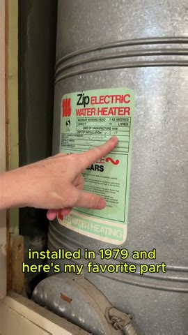 I can't believe this heater is 47 years old! 🔥