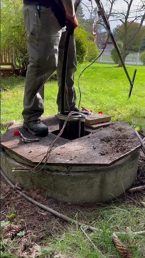 Pt.1 of replacing my ￼￼submersible well pump 🤯#homehowner #diy #submersiblepump #wellwater
