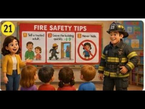 🔥 Meet the Firefighters! | Educational Cartoon for Kids | Learn Fire Safety