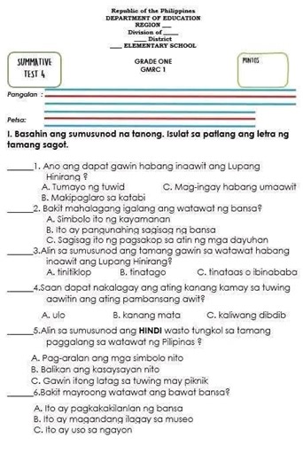 Grade 1 | PAKI CHAT NAPO AKO AGAD❗❗ | Facebook