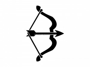 Bow and Arrow SVG Clipart: Archery Vector Cut File (digital Download) - Etsy