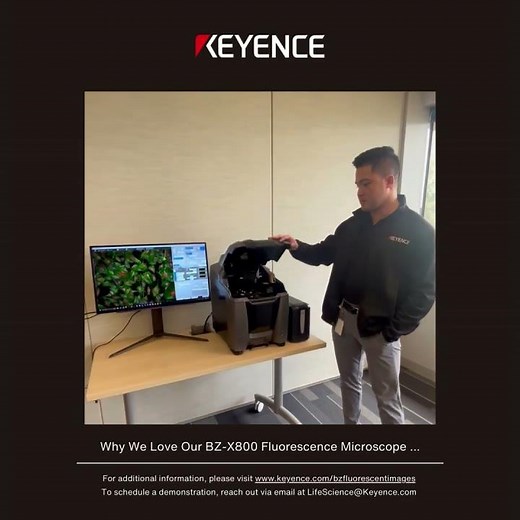 Why We Love Our BZ-X800 Fluorescence Microscope!