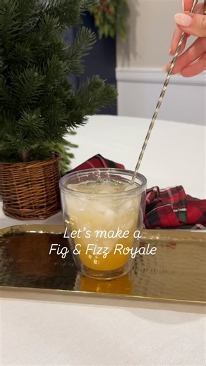 Jammy fig, crisp citrus, and a prosecco finish. Let’s make a Fig & Fizz Royale✨ Ingredients • 12oz Tervis • 1 tbsp fig jam • 1/2 oz of fresh clementine or lemon juice • 1/2 oz vodka • Prosecco to top • edible glitter Add the jam, juice, and vodka to a shaker with ice. Shake well until the jam is fully incorporated. Strain into a 12oz Tervis and add a dash of edible glitter. Give a quick stir, then add your ice. Finally, top it all off with prosecco and enjoy!! #tervis | Tervis
