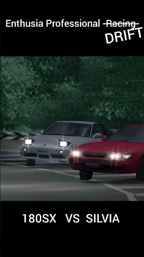 Enthusia (PS2) DRIFT BATTLE - 180SX VS SILVIA #enthusia #ps2 #pcsx2