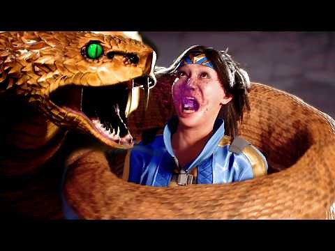 MK1 All Animalities on Kitana Earthrealm - Heaven and Earthrealm LEGENDARY Skin