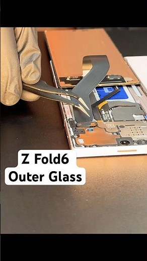 Samsung Galaxy Z Fold 6 Outer Screen Replacement #samsung #zfold6
