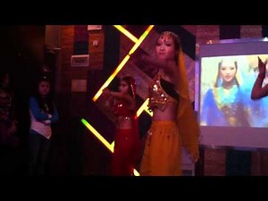 中国カラオケ（KTV,夜総会）の踊り子のショー