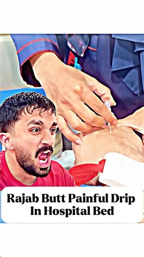 Rajab Butt Painful Drip In Hospital Bed #rajabfamily #sad #vlog