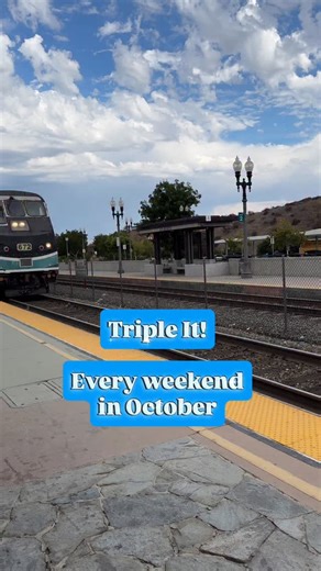 Take a train trip every weekend in October and get triple points in your SoCal Explorer Rewards account. SoCal Day Passes are just $10 to ride anywhere on our system and transfer for free on local transit. | Metrolink