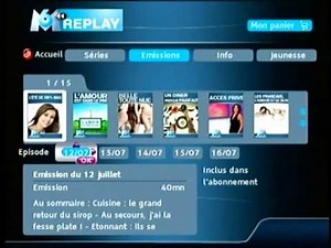 M6 Replay - Numericable