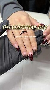One Client Nail Day #nailart #nails #nailinspo #nailtutorial #gelxnails #gelxnailtech #naildesign