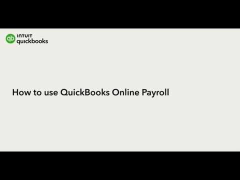 How to use QuickBooks Online Payroll