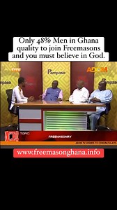 Only 48% Men in Ghana quality to join Freemasons and you must believe in God. | Freemason Grand Lodge Osu 7627