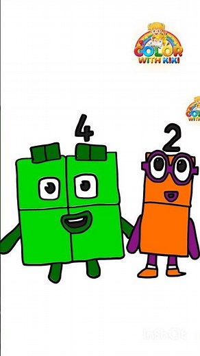 Learn to Draw Numberblocks - Drawing and Coloring Tutorial for Kids