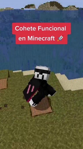 Cohete Funcional en Minecraft 🚀👌 #minecraft #mrpeteryt #minecrafttutorial #foryourpage #fyp @tiktok #viral