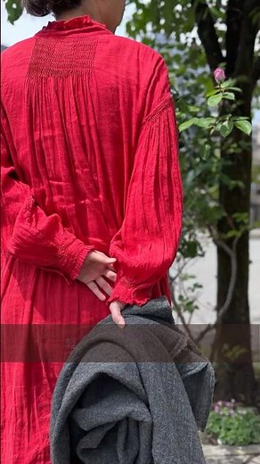 A refreshing red dress that suits the spring breeze #dress #fashion #womensfashionshop #fashion