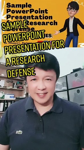 Sample PowerPoint presentation for a Research Defense (Tagalog Series) #docedpadama #researchdefense #researchtips #researchwriting #research