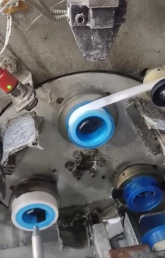 From raw PTFE film to plumber’s tape — fully automated winding ⚙️
