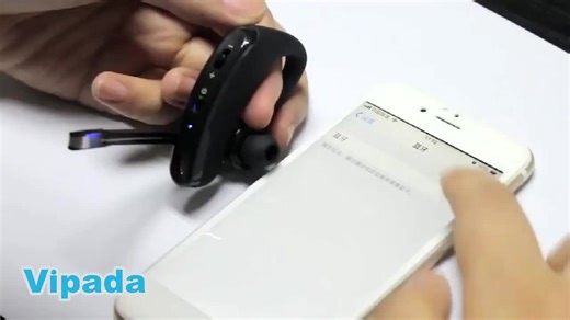 Single Ear Wireless Bluetooth Headset Smart Earphone Business Single Ear-hook Headset with Microphone V8 V8S V9