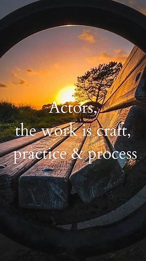 Actors, all the work is craft practice & process. And it’s different for film I guess to theatre because in theatre, you have weeks with the other person, in film you don’t you’re on your own. So a lot of the time with an actor I might work for weeks or months with them in the building of it and then when they walk on they just have the freedom just to be there and just receive. And that brings their work to a whole other level. It goes somewhere else again because you’ve established your belief