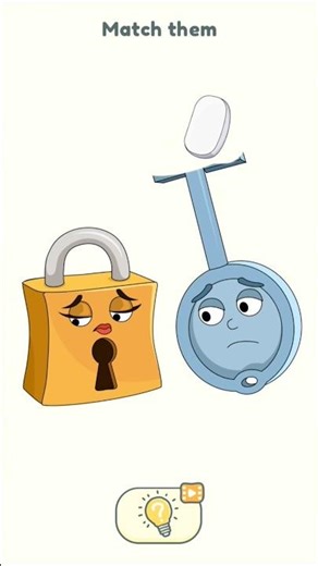 Match Them Puzzle Game 🧠 Lock and Key Challenge | Brain Test Gameplay