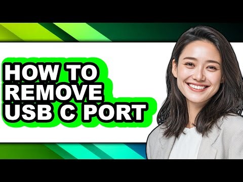 How to Remove Usb C Port (easy Method)