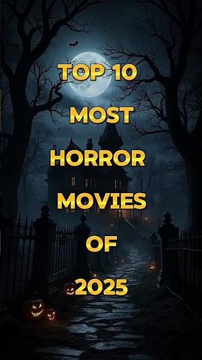 Top 10 Most Horror Movies of 2025 (In the World) 😱#horror#shorts