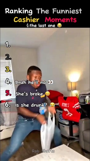 Ranking the funniest Cashier Moments #shorts #ranking #viralvideo