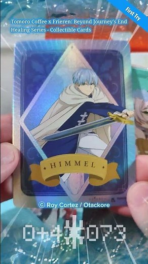 Otackore Unpacking Tomoro Coffee x Frieren: Beyond Journey's End - Collectible Cards (1st Try)