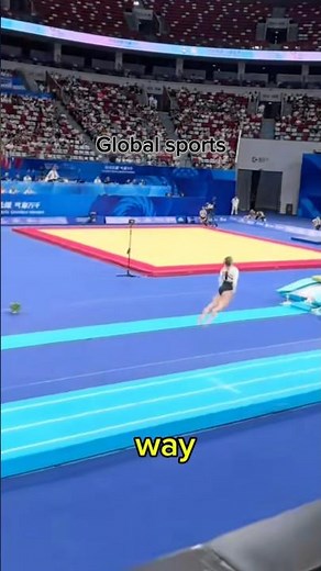 PERFECT TUMBLING RUN😱😱😱 #shorts #tumbling #sports #globalsport