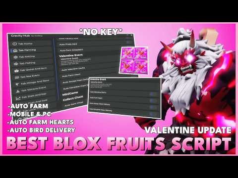 ❤️ New Update Gravity Hub Blox Fruits Script - Auto Farm Hearts, Auto Farm Mastery, Aimbot & More!