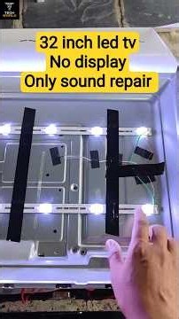 32 inch led tv no display repair | 32 inch led tv backlight change repair #ledpanelrepair #trending