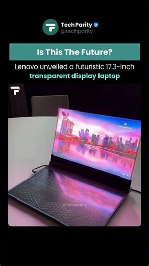 Lenovo unveiled a futuristic laptop 🫣