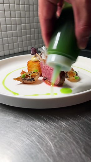 Sous Vide Lamb Cutlet Recipe with Roasted Onions and Horseradish Cream