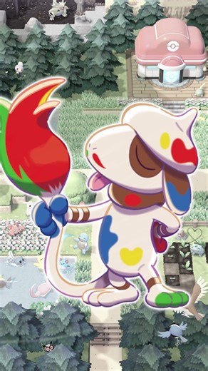 Art is Hunger! Smearguru is Iconic! #pokemon #pokemonpokopia #pokopia #smeargle #shorts