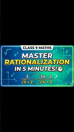rationalization -a quick recap#class9 #maths #2026 #basicproblems