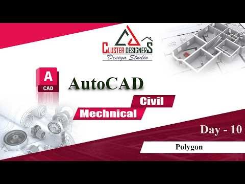 “Polygon Command in AutoCAD | Step-by-Step Tutorial for Beginners”