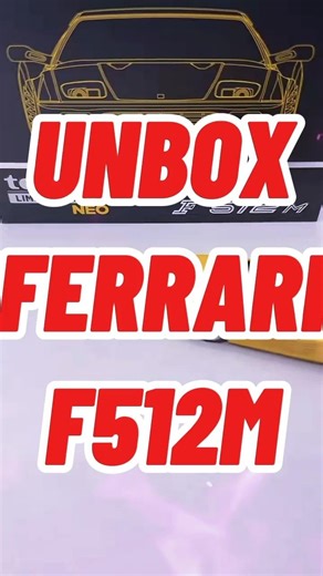 unboxing hotwheels ferrari f512m #car #hotwheels #ferrari
