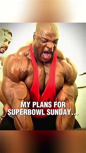 Super Bowl? Nah, I'm Doing this Instead #fitness #bodybuilding #ronniecoleman