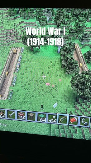 World War I in Minecraft Xbox 360 edition #history #minecraft #ww1