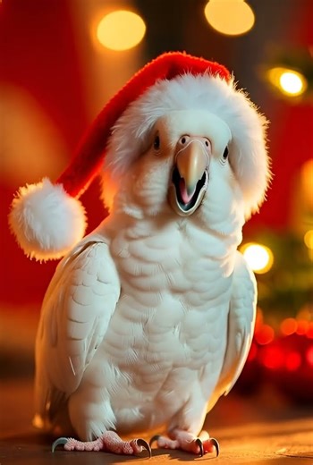 🐤 Este LORO adora la NAVIDAD 🎄