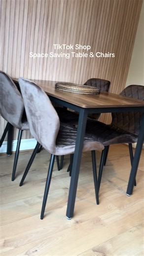 Space Saving Table & Chairs — Compact Folding Set for Small Rooms