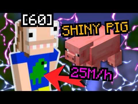 Anyone can easily make 25M/h+ with Shiny Pigs... (Hypixel Skyblock)