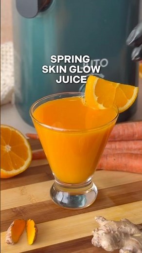 Spring Skin Glow Juice 🍊 | Drink This Daily for Clear, Glowing Skin (Easy Recipe)