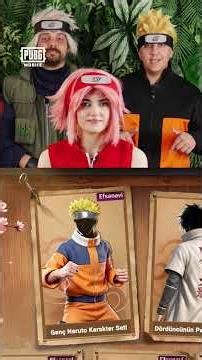Kakashi, Sasuke, Naruto ve Sakura PUBG Mobile evreninde! Evrenler Çarpışıyor!