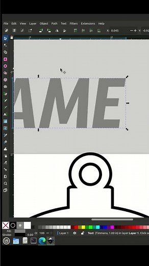 Adding Text to a Drawing #inkscape #svg #arcdroid