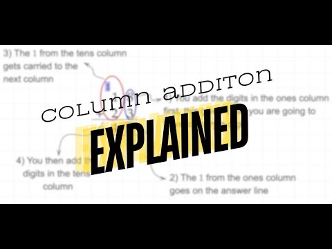 GCSE Maths Column Addition - EXPLAINED
