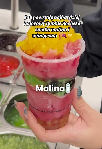 Bubble Sorbet o smaku malina i winogrono – przepis krok po kroku